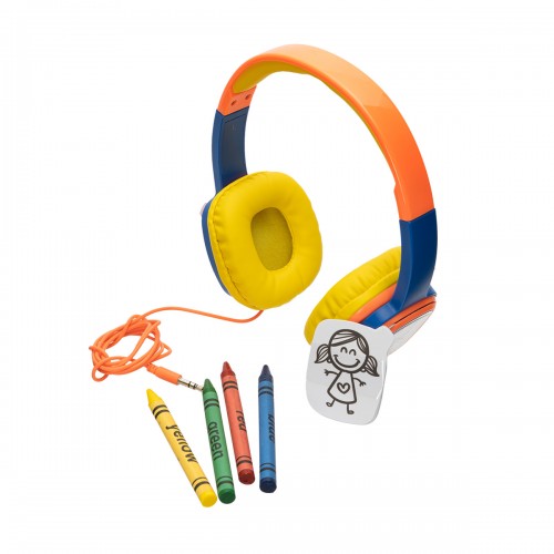 Наушники HARPER  KIDS HN-302 Orange-Blue