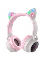 Наушники HOCO W27 Cat ear (Pink)