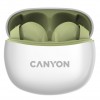 Наушники CANYON  TWS-5 Bluetooth Green (CNS-TWS5GR)