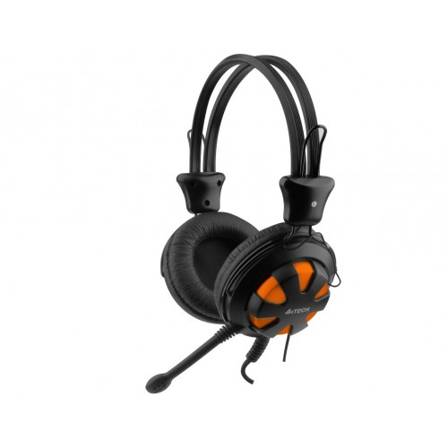 Наушники A4TECH  HS-28 (Orange/Black)