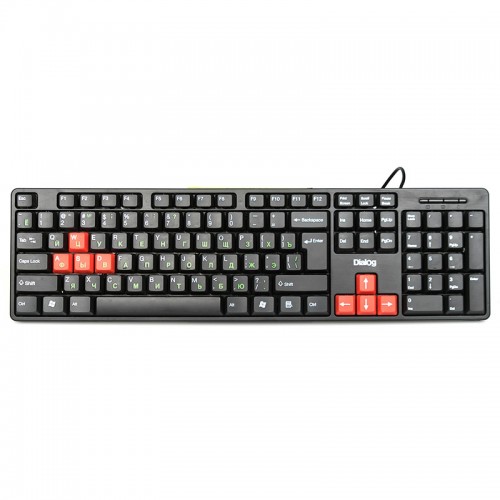 Клавиатура DIALOG KS-030U BLACK-RED