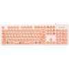 Клавиатура OKLICK 400MR (1070516) бел/роз
