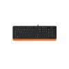 Клавиатура A4TECH  Fstyler FK10 (black/orange), USB