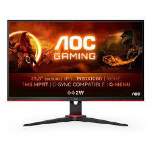 Монитор AOC 23.8" 24G2SPU/BK IPS 165Hz 1ms HDMI DP Pivot USB MM