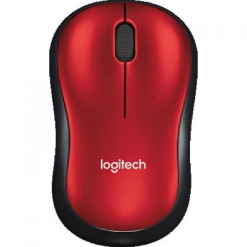Мышь LOGITECH  Wireless Mouse M185 RED,EER2