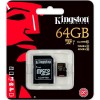 Карта памяти KINGSTON microSDXC 64 Gb UHS-I+adapter U1 (SDCA10/64GB)
