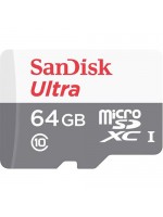 Карта памяти SANDISK Ultra 64GB microSDXC Class 10 UHS-I 80MB/s (SDSQUNS-064G-GN3MA)
