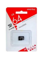 Карта памяти SMARTBUY 64GB Class 10 SDXC UHS-1 (без адаптера)