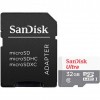 Карта памяти SANDISK  32GB microSDHC (SDSQUNR-032G-GN3MA)