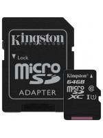 Карта памяти KINGSTON  64GB microSDXC CLASS10 (SDCS2/64GB)