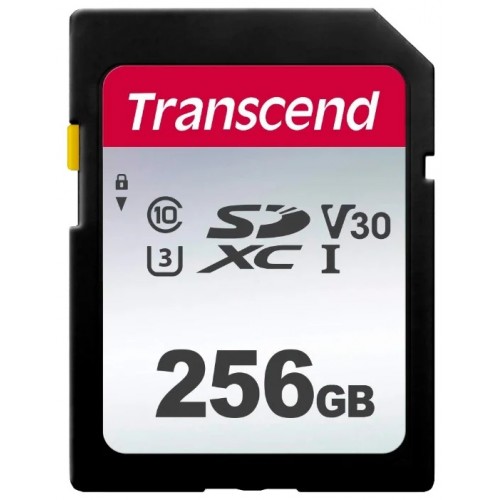 Карта памяти TRANSCEND  256GB SDXC C10 (TS256GSDC300S)