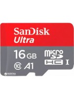 Карта памяти SANDISK ULTRA 16GB microSDHC UHS-I(SDSQUAR-016G-GN6MA)