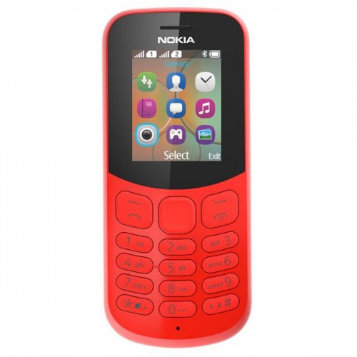 Мобильный телефон NOKIA 130 Dual SIM (red) TA-1017