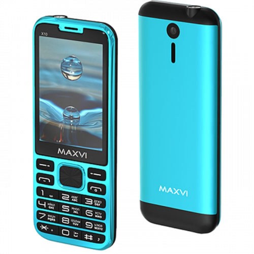 Мобильный телефон MAXVI  X10 Aqua Blue
