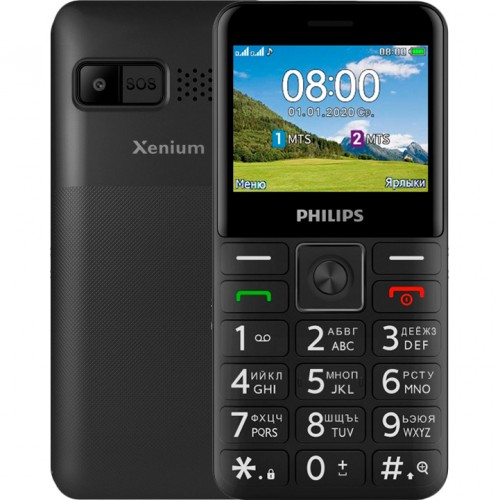 Мобильный телефон PHILIPS E207 Xenium (black)