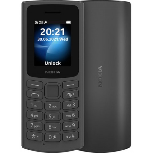 Мобильный телефон NOKIA  105 4G Dual Sim (Black) TA-1378