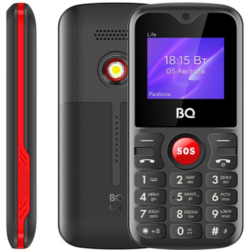 Мобильный телефон BQ BQM-1853 Life Black+Red
