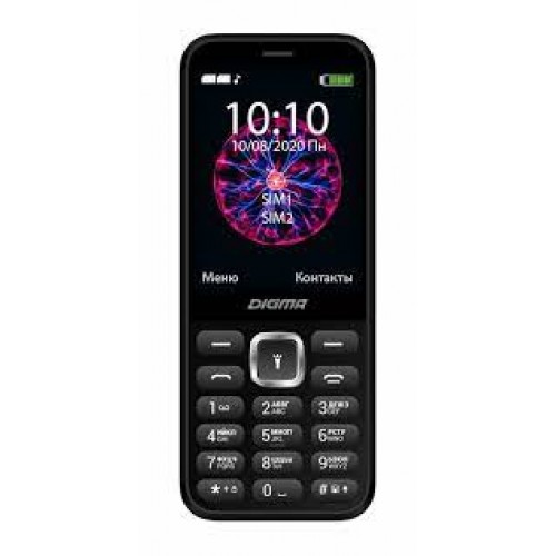 Мобильный телефон DIGMA Linx C281 32Mb черный 2 Sim
