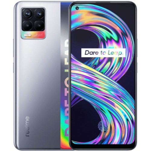 Смартфон REALME 8/128GB (RMX3085) (cyber silver)