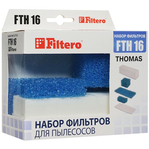 Аксессуар для пылесоса FILTERO Vac/acc FILTERO FTH 16 для пилососів Thomas