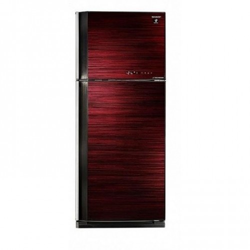 Холодильник SHARP  SJ-GV58ARD красное стекло