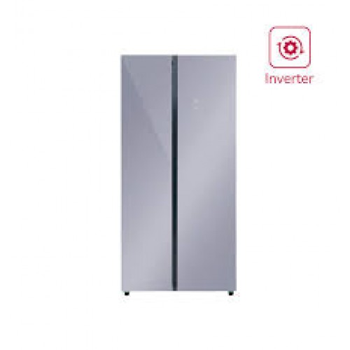 Холодильник LEX LSB520SlGID серебро/стекло