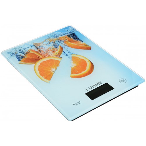 Весы кухонные LUMME LU-1340 апельсиновый фреш