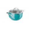 Кастрюля  RONDELL  RDS-718 Turquoise с/кр 20 см 3,8 л