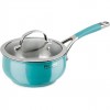 Сотейник RONDELL  RDS-716 Turquoise с/кр 16 см 1,5 л