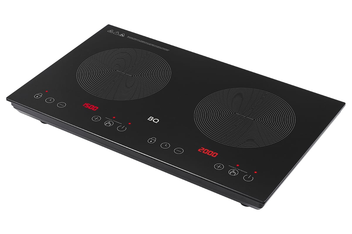 Плитка индукционная BQ HP105W (Черная-Серебро) 1
