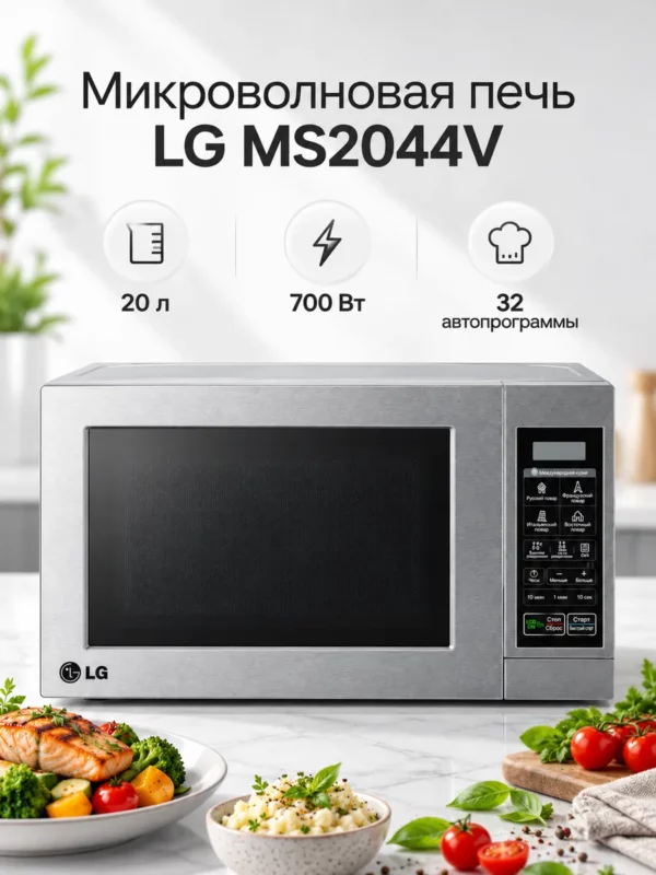 Микроволновая печь LG MS2044V 1