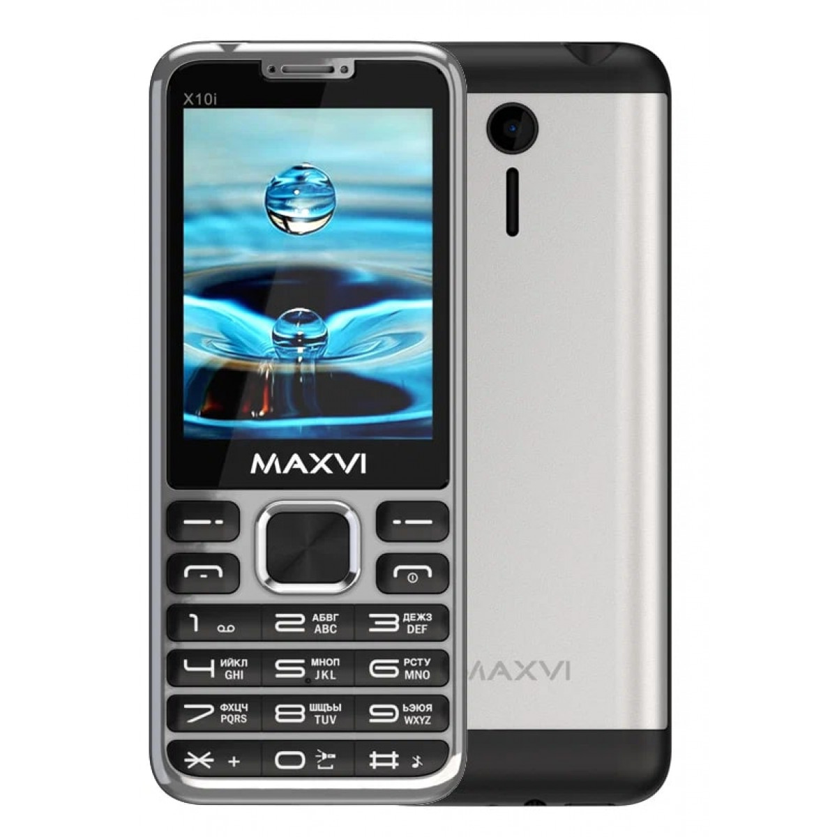 Мобильный телефон MAXVI X10i Metallic Silver 1 Мобильный телефон MAXVI X10i Metallic Silver 1