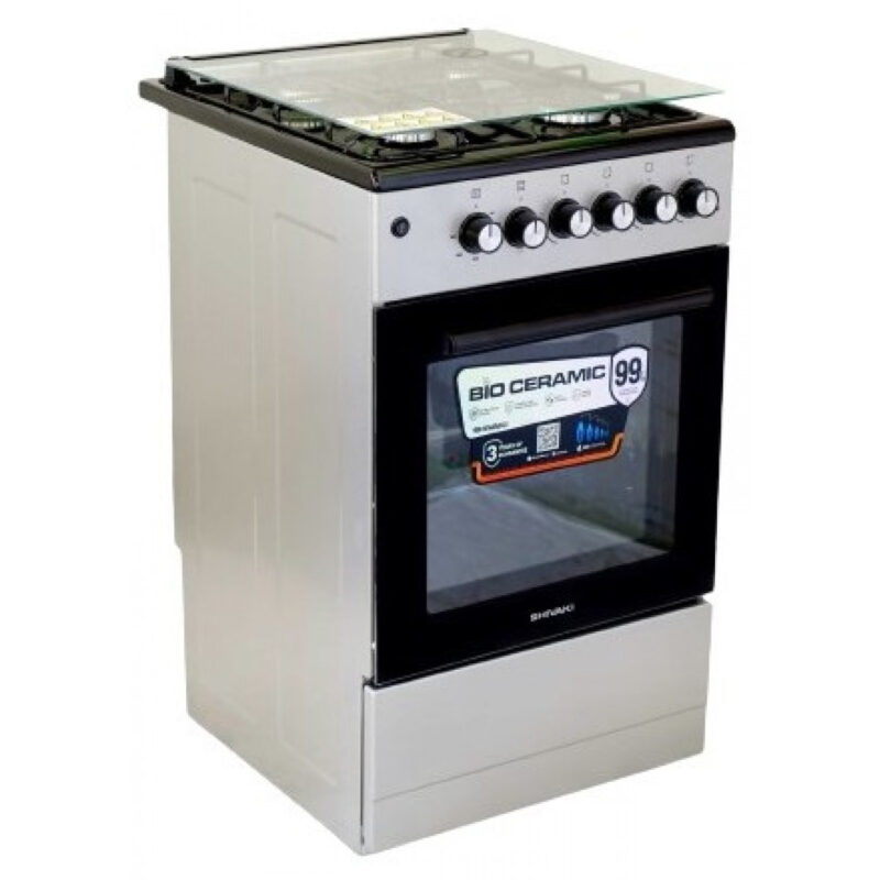 Плита комбинированная SHIVAKI APETITO 50 10-E (Серая) 1