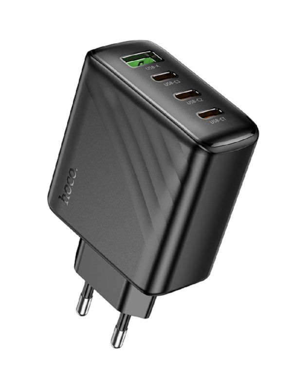 СЗУ HOCO CS27A 1USB+3Type-C 3.0A QC3.0 PD 67W (Черный) 1