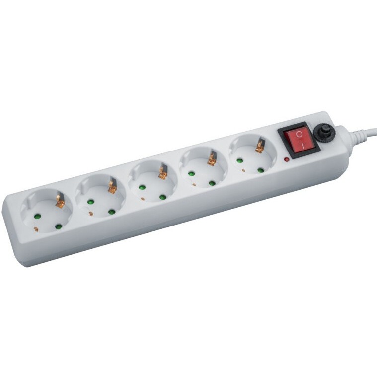 Сетевой удлиннитель NAVIGATOR 71 862 NSP-05-300-ESC-3х0.75 сет фильтр, 5 гн.,3м 1