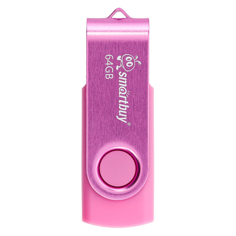 USB Флеш накопитель SMARTBUY 64GB TWIST USB 2.0 (Розовый) 1