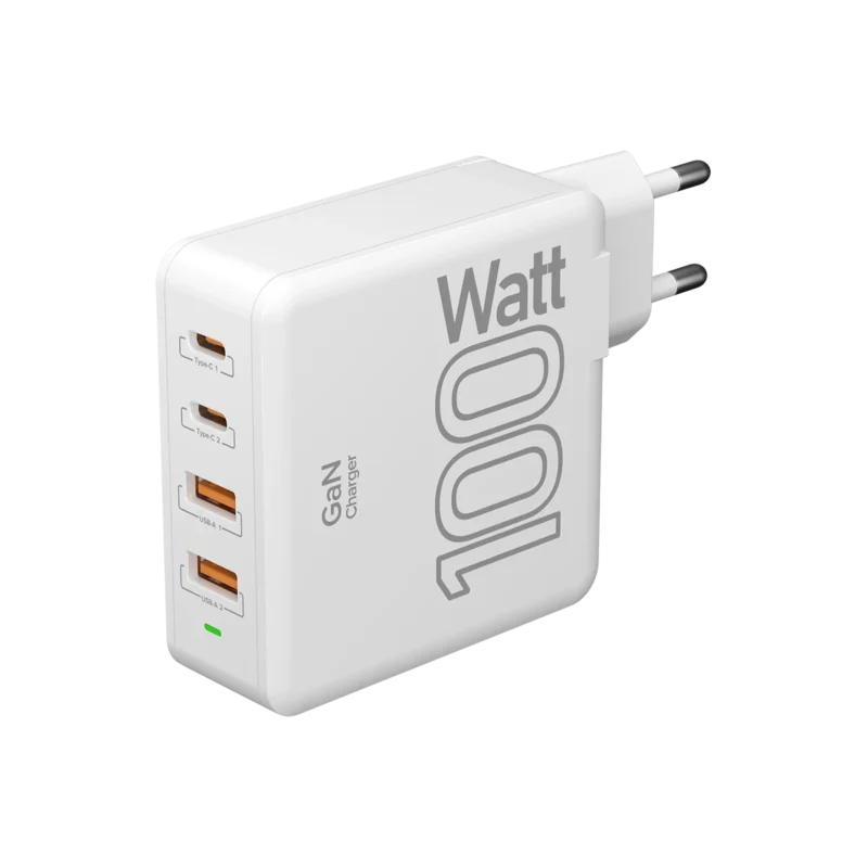 СЗУ LYAMBDA SLT-100 100Вт GaN 2USB-C + 2USB-A 1