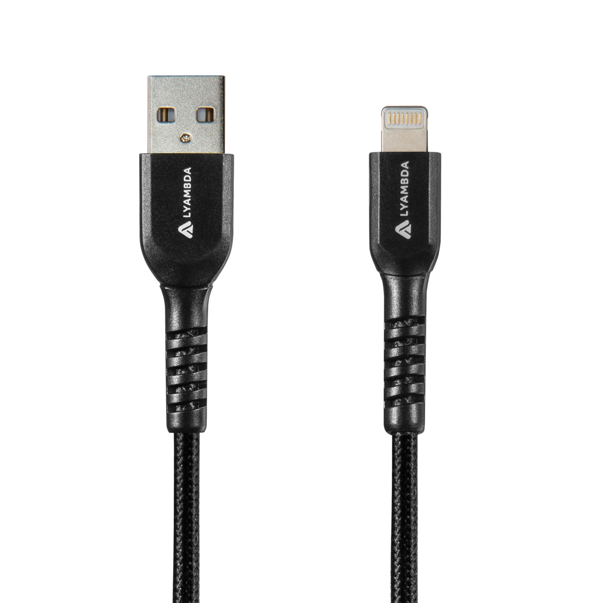 Кабель LYAMBDA USB - Lightning 2.4А 1м (Черный) 1 Кабель LYAMBDA USB - Lightning 2.4А 1м (Черный) 1
