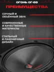 Автоакустика 6x9 URAL Огонь ОГ-69 4