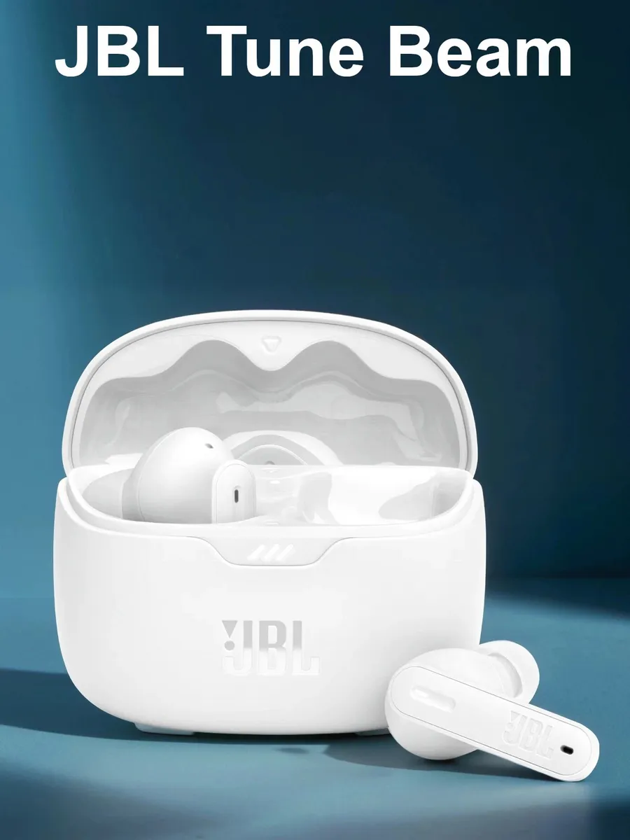 Беспроводная гарнитура JBL TUNE BEAM (Белая) (JBLTBEAMWHT) 1 Беспроводная гарнитура JBL TUNE BEAM (Белая) (JBLTBEAMWHT) 1