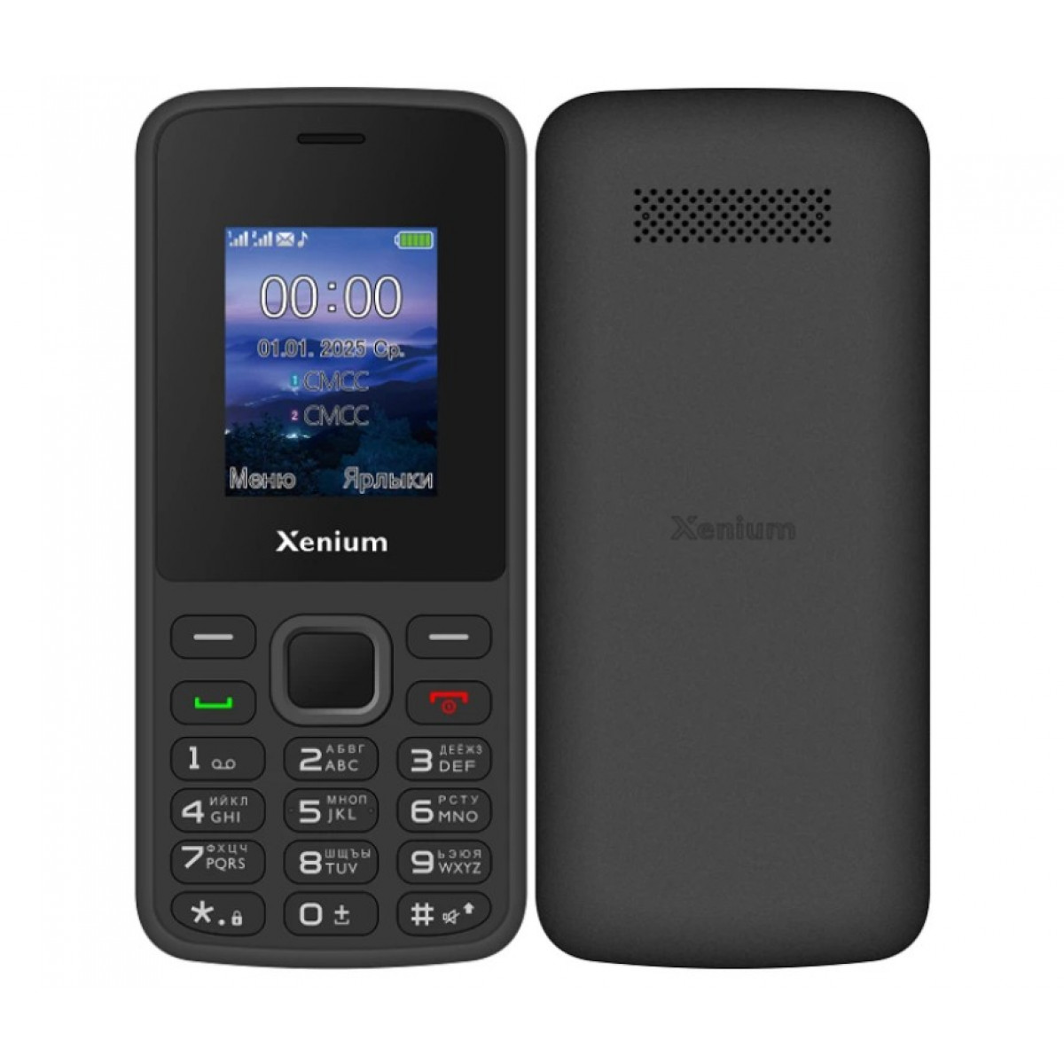 Мобильный телефон XENIUM X175 (Зеленый) 1 Мобильный телефон XENIUM X175 (Зеленый) 1