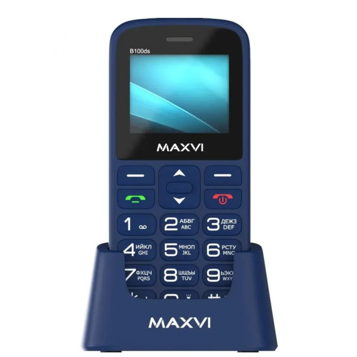 Мобильный телефон MAXVI B110ds (Синий) 1 Мобильный телефон MAXVI B110ds (Синий) 1