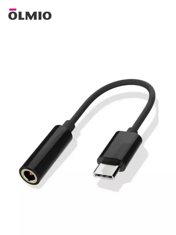 Адаптер OLMIO USB Type-C to AUX (3.5mm) 1