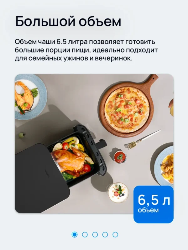 Аэрогриль XIAOMI Air Fryer 6.5L (Черный) 1