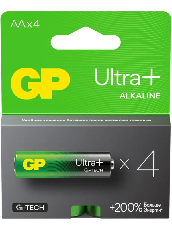 Батарейка GP 15AUPA21-2CRSB4 Ultra+ 1