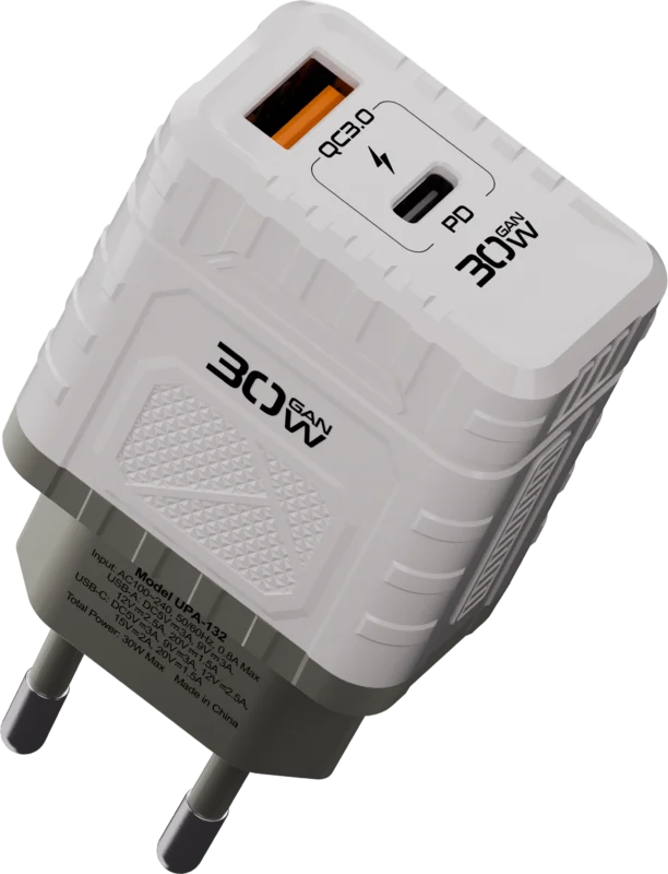 СЗУ DEFENDER UPA-132 USB-A + Type-C 30W 1