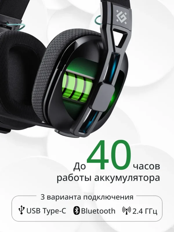 Беспроводная гарнитура DEFENDER Horror PRO (Черная) 1