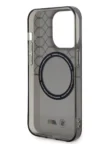 Чехол BMW для iPhone 15 Pro чехол M-Collection PC/TPU Silver Ring Hard Transparent (MagSafe) 2