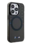 Чехол BMW для iPhone 15 Pro чехол M-Collection PC/TPU Silver Ring Hard Transparent (MagSafe) 4