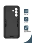 Чехол BORASCO Anti-shock case Samsung Galaxy A36 серебро 2